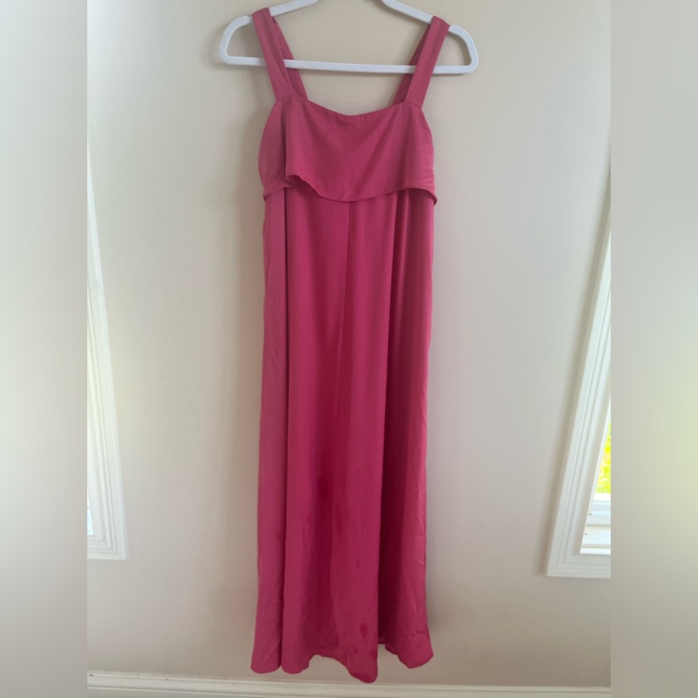 NWT-Banana Republic Pink Midi Dress, Small